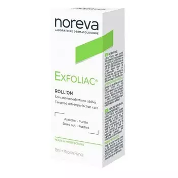 Noreva Exfoliac Карандаш роликовый для локального ухода за воспалительными элементами при акне 5 мл