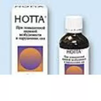 Нотта капли гомеопатические для приема внутрь 20 мл