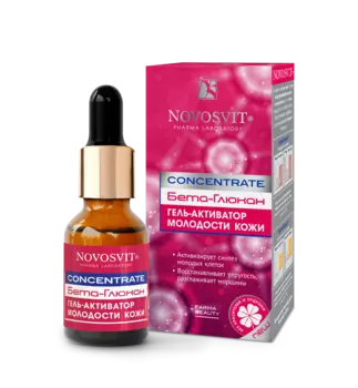 Новосвит Концентрат Бета-Глюкан гель для молодости кожи 25 мл