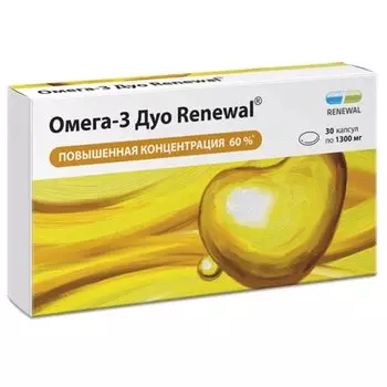 Омега-3 Дуо Реневал капс.1300 мг 30 шт