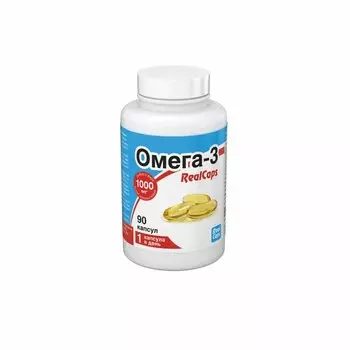 RealCaps Омега-3 1000 мг капсулы 90 шт