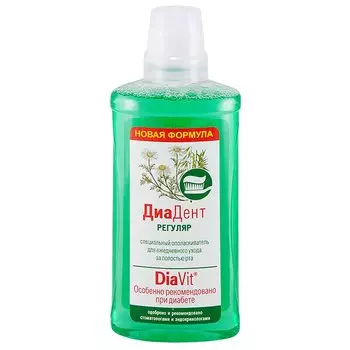 Ополаскиватель для полости рта Диадент Регуляр 275 мл