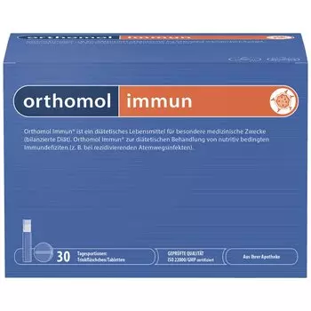 Ортомол Иммун Витаминный комплекс для иммунитета жидкость+таблетки 30 шт