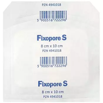 Повязка Матопат Фиксопор С на нетканой основе 8 см х 10 см 1 шт