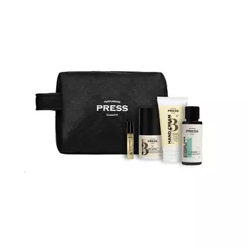 Press Gurwitz Парфюмери Набор подарочный (косметичка+парфюм+крем для рук+дезодорант+шампунь)