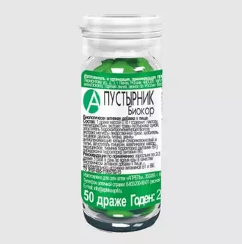 Пустырник Биокор драже 50 шт