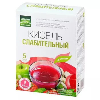 Леовит Кисель Слабительный 20 г 5 шт