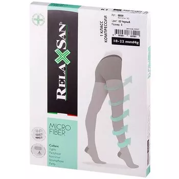 Relaxsan MicroFiber Колготки компрессионные Collant 1 класс компрессии 140 den размер 2 Черные