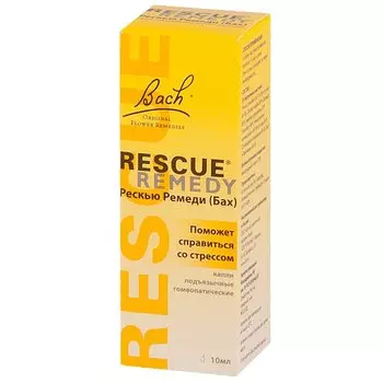 Рескью Ремеди (Бах) капли подъязычные гомеопатические 10 мл