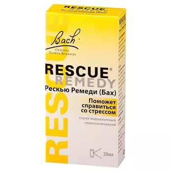 Рескью Ремеди (Бах) спрей подъязычный гомеопатический 20 мл