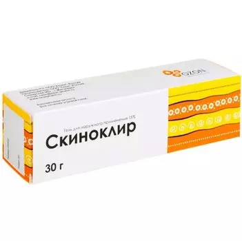 Скиноклир 15% гель для наружного применения 30 г