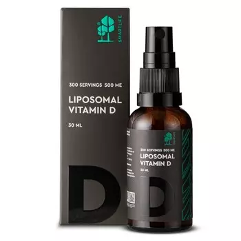 SmartLife Липосомальный витамин Д 500 МЕ/доза спрей 300 доз 30 мл