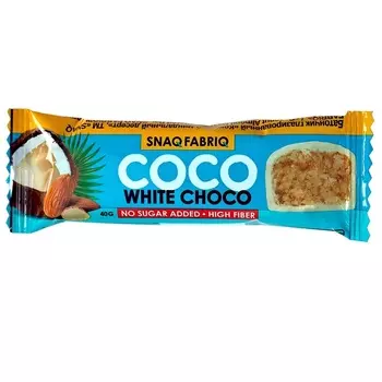 Снэк Фабрик Батончик глазированный 40 г Кокосово-миндальный десерт