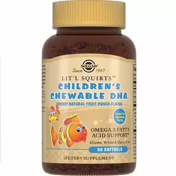 Solgar Золотые рыбки капсулы жевательные 90 шт