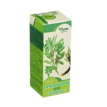 Солодки корня сироп с витамином С 100 мл