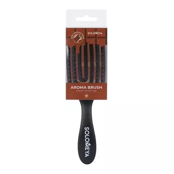 Соломея Расческа-мини для сухих и влажных волос Горький шоколад