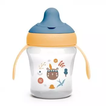 Suavinex Into The Forest Поильник обучающий 4 месяца+ Желтый 200 мл