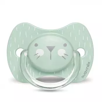 Совинекс Премиум Хюьгге Бэби Пустышка силиконовая физиологическая с 0-6мес.Зеленый c крапинками