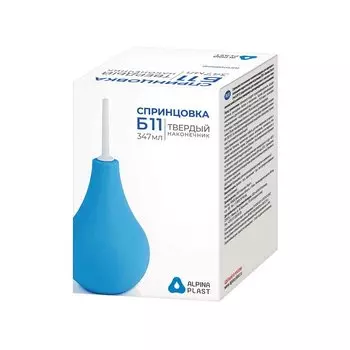 Спринцовка мед ПВХ с твердым наконечн Б-11 347 мл
