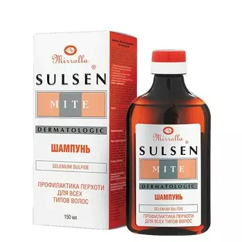 Mirrolla Сульсен Мите шампунь профилактика перхоти 150 мл
