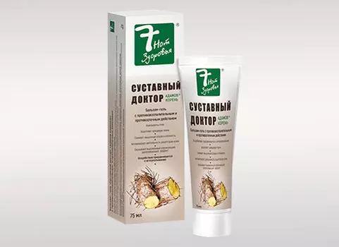 Суставный Доктор Бальзам-гель для тела в области суставов Адамов корень 75 мл