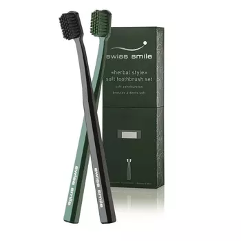 Swiss Smile Хербал Блисс Набор зубных щёток мягких 2 шт
