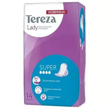 Tereza Lady Super Прокладки урологические 14 шт
