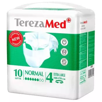 TerezaMed Extra №4 Подгузники для взрослых размер XL 10 шт