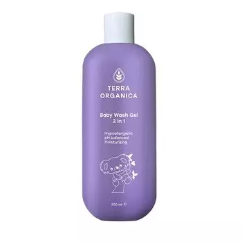 Terra Organika Гель детский для купания 2в1 200 мл