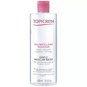 Топикрем Вода мицеллярная для лица мягкая 400мл