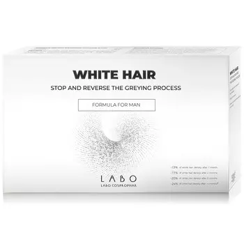 Уайт Хэа Средство для уменьшения проявления седины для мужчин амп.3,5 мл 40 шт