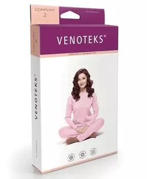 Venoteks Comfort Чулки компрессионные 1 класс компрессии размер M Черные