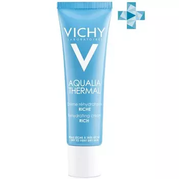 Vichy Aqualia Thermal Крем увлажняющий насыщенный для сухой и очень сухой кожи 30 мл