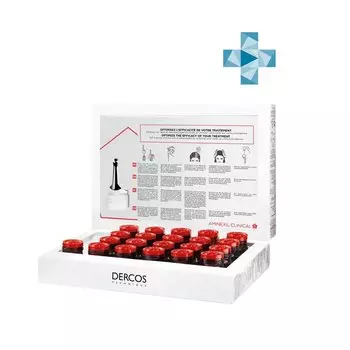 Vichy Dercos Aminexil Intensive 5 Средство комплексное против выпадения волос для женщин ампулы 21 шт