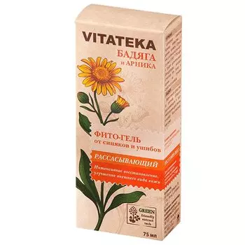 Витатека Фито-гель бадяга-арника 75 мл