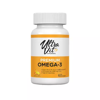 VPLab УльтраВит Премиум Омега-3 60 шт