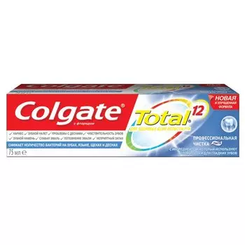 Зубная паста Colgate Тотал 12 Профессиональная Чистка 75 мл