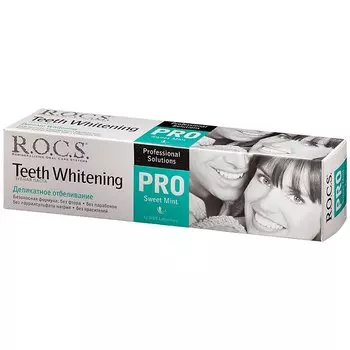 R.O.C.S. PRO Зубная паста Деликатное отбеливание Сладкая мята 135 г