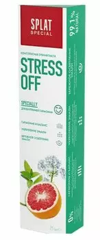 Splat Special Stress Off Зубная паста для укрепления и осветления эмали с успокаивающим эффектом 75 мл