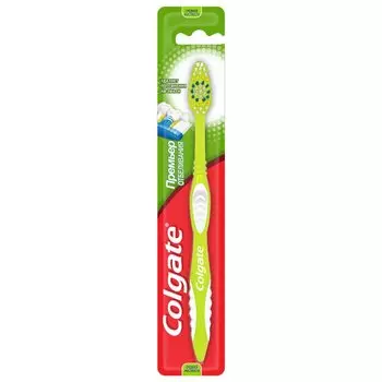 Зубная щетка Colgate Премьер отбеливающая средняя