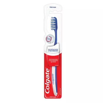 Зубная щетка Colgate Безопасное отбеливание мягкая