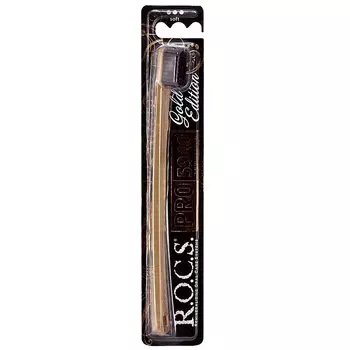 R.O.C.S. PRO Gold Edition Зубная щетка мягкая цвет в ассортименте 1 шт