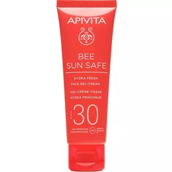 Apivita Bee Sun Safe Гель-крем солнцезащитный свежий увлажняющий для лица SPF30 50мл