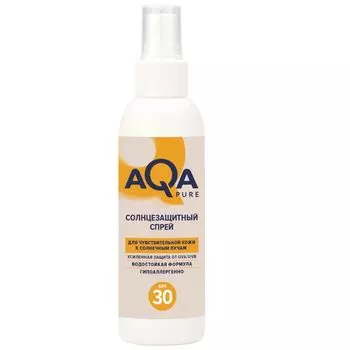 Aqa Pure Спрей солнцезащитный SPF30 150мл