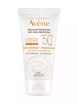 Avene Солнцезащитный крем с минеральным экраном SPF50+ 50мл