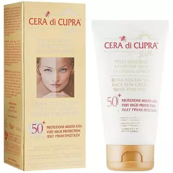 Cera di cupra Крем для лица солнцезащитный SPF50+ 75мл