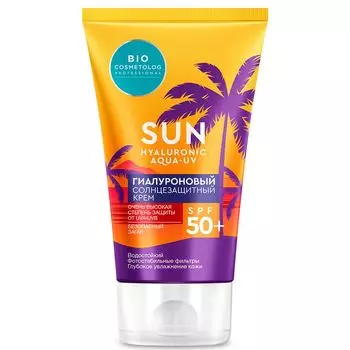 Фитокосметик BioCosmetolog Professional Крем солнцезащитный гиалуроновый SPF50 150мл