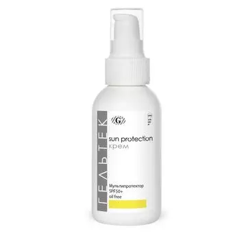 Гельтек Sun Protection Spf50+ Oil Free Крем мультипротектор 100мл