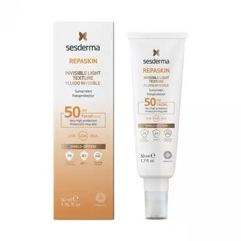 Sesderma Repaskin Invisible Light Texture SPF50 Средство солнцезащитное сверхлегкое для лица 50мл