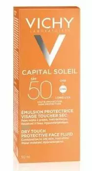 Vichy Капиталь Идеал Солей Эмульсия для лица матирующая солнцезащитная SPF50 50мл